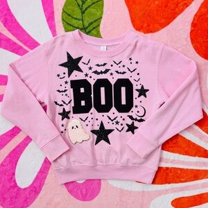 Rabbit Skins Pink Halloween Sweatshirt